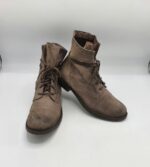 Ghete  dama Tamaris 40 piele , maro