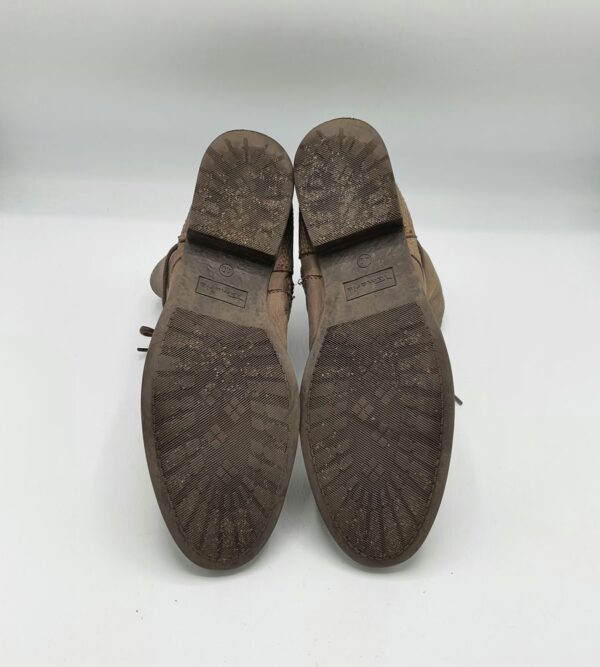 Ghete  dama Tamaris 40 piele , maro - imagine 4