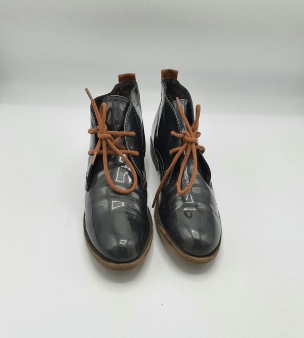 Botine   dama Marco Tozzi 39 imitatie de piele , negru - imagine 2