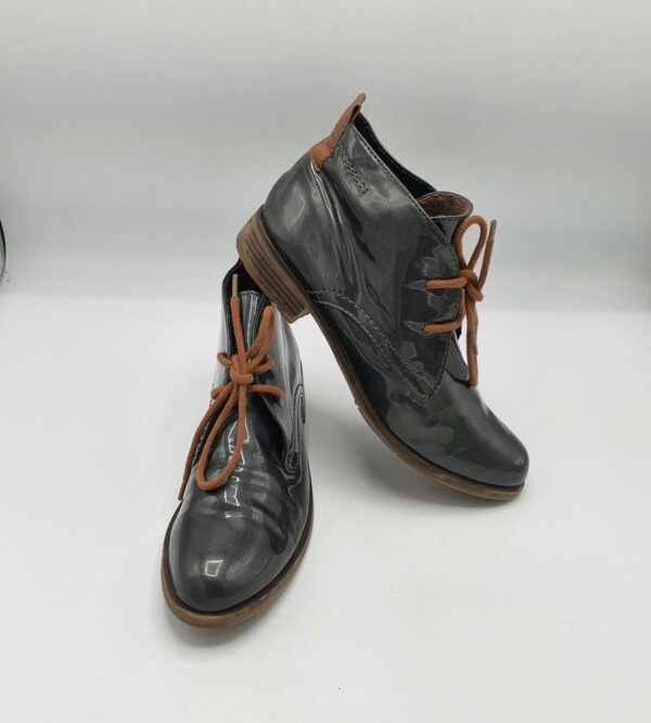 Botine   dama Marco Tozzi 39 imitatie de piele , negru - imagine 1