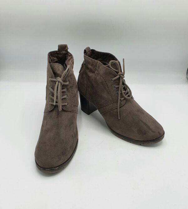 Botine dama Marco Tozzi 39 material textil , maro - imagine 1
