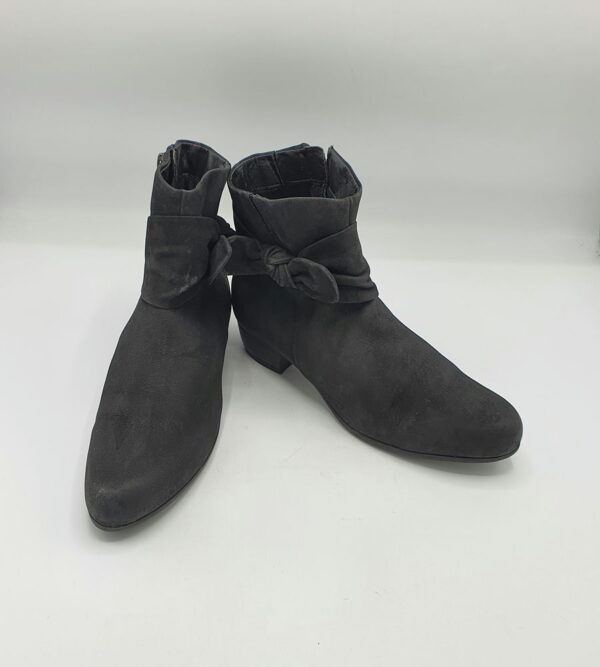 Botine dama Caprice 37,5 piele, negru - imagine 1