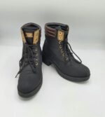 Ghete dama  38 imitatie de piele , negru maro