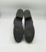Ghete dama  38 imitatie de piele , negru maro - imagine 4