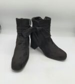 Botine dama  Gina 40 material textil , negru