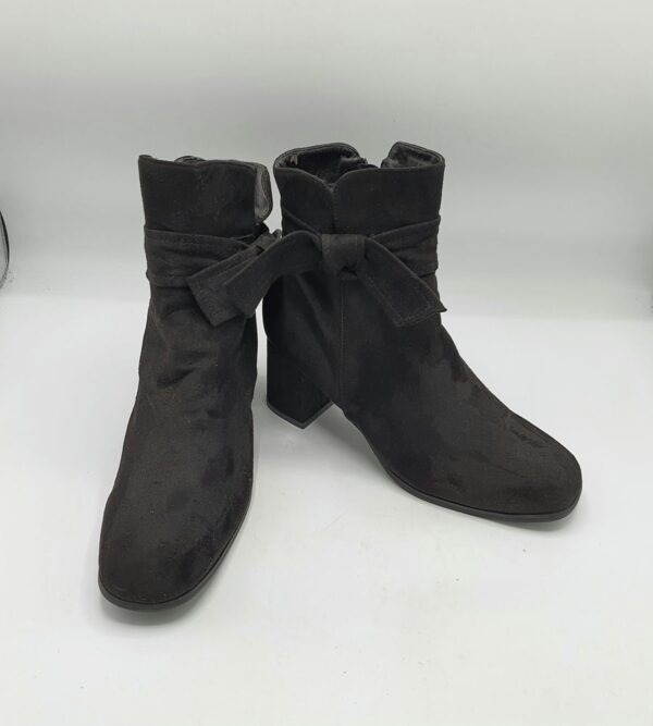 Botine dama  Gina 40 material textil , negru - imagine 1