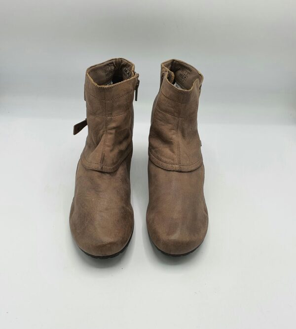 Botine dama Marc 40 piele , maro - imagine 2