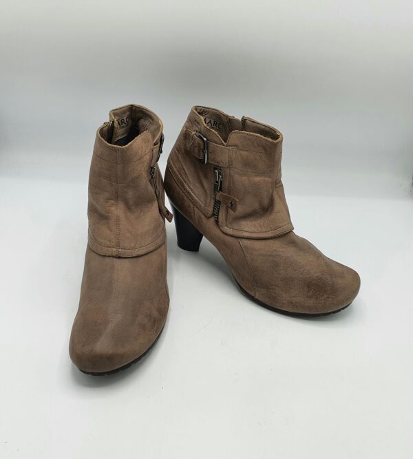 Botine dama Marc 40 piele , maro - imagine 1