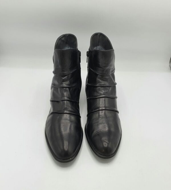 Botine  dama Elena  Ricci 41 piele , negru - imagine 2