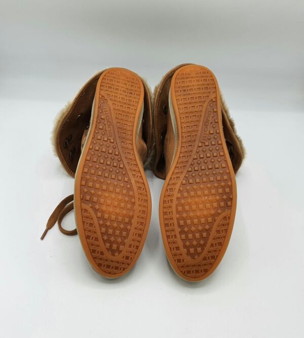 Ghete dama Bugatti 39  piele , piele intoarsa , maro (imblanite) - imagine 4