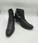 Botine dama  Fabrizio  Monti 41 imitatie de piele , negru