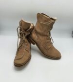 Ghete dama Bullboxer 36 piele, maro  (imblanite)
