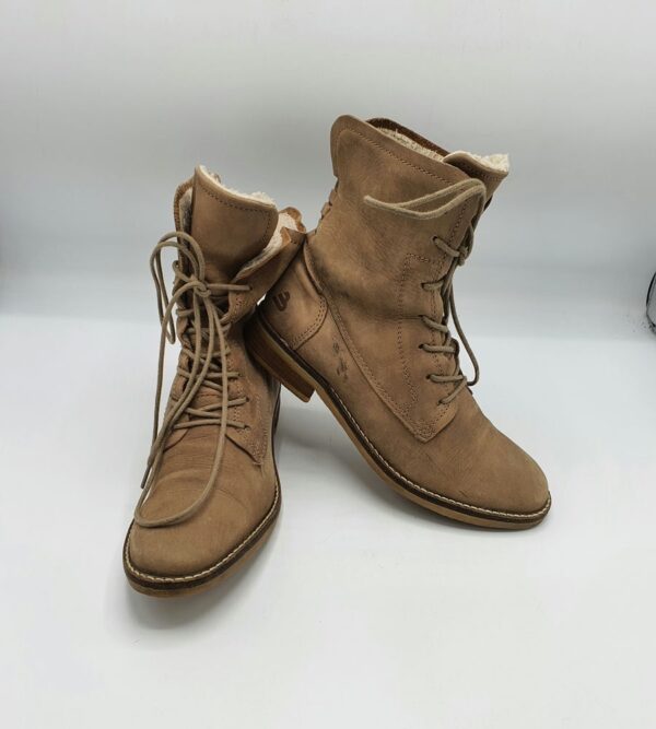 Ghete dama Bullboxer 36 piele, maro  (imblanite) - imagine 1