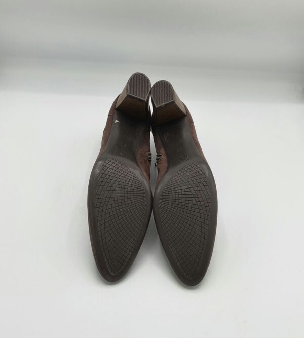 Botine dama  Peter Kaiser 39.5 imitatie de piele , material textil , maro - imagine 4