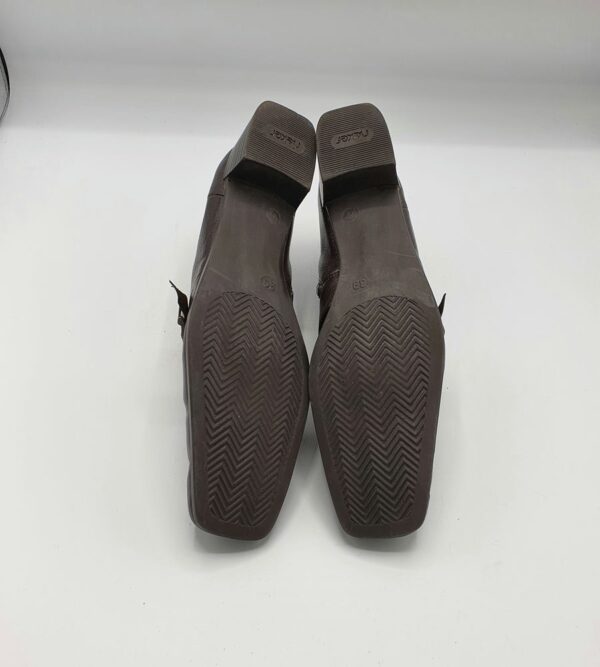 Botine dama  Rieker 39 imitatie de piele , maro - imagine 4