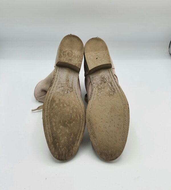 Ghete  dama Young Spirit 39 piele intoarsa , crem - imagine 4