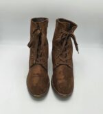 Botine dama Graceland 40 material textil , maro - imagine 2