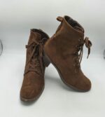 Botine dama Graceland 40 material textil , maro