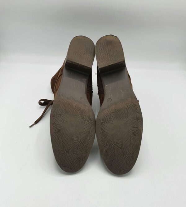 Botine dama Graceland 40 material textil , maro - imagine 3