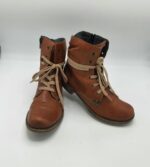 Ghete dama Rieker 37 imitatie de piele , maro
