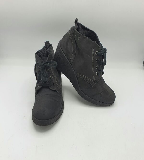 Botine dama Marco Tozzi 39 material textil , negru - imagine 1