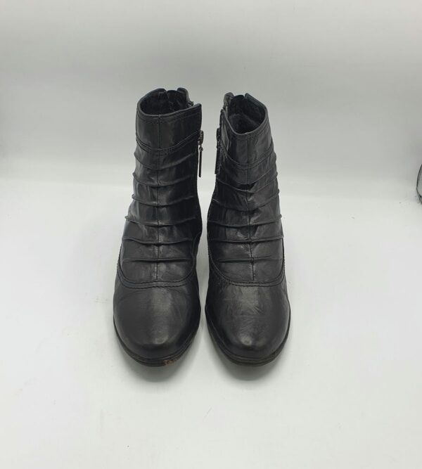 Botine dama  5th Avenue 37.5 piele , negru - imagine 2