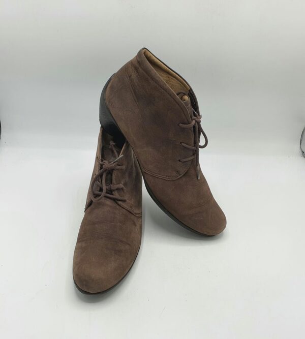 Botine dama  Ecco 40 piele , maro - imagine 1