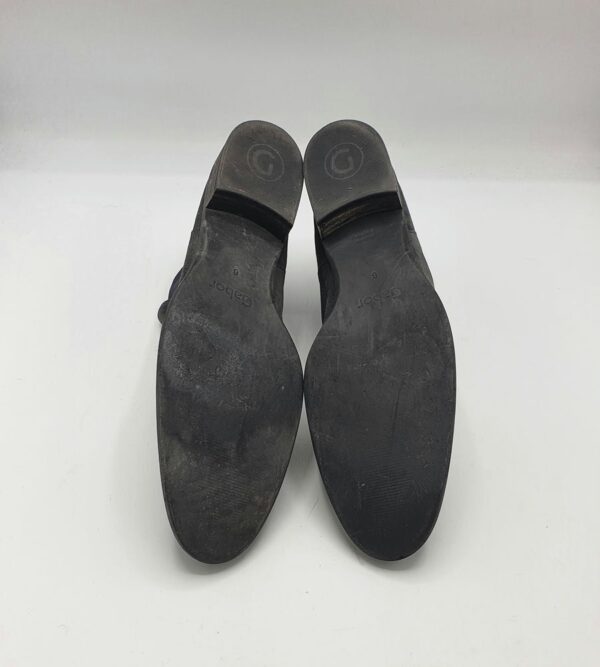 Botine  dama Gabor 39 piele intoarsa  , negru - imagine 4