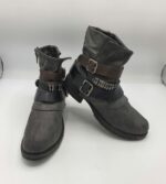 Ghete  dama Spicy 40 imitatie de piele , gri