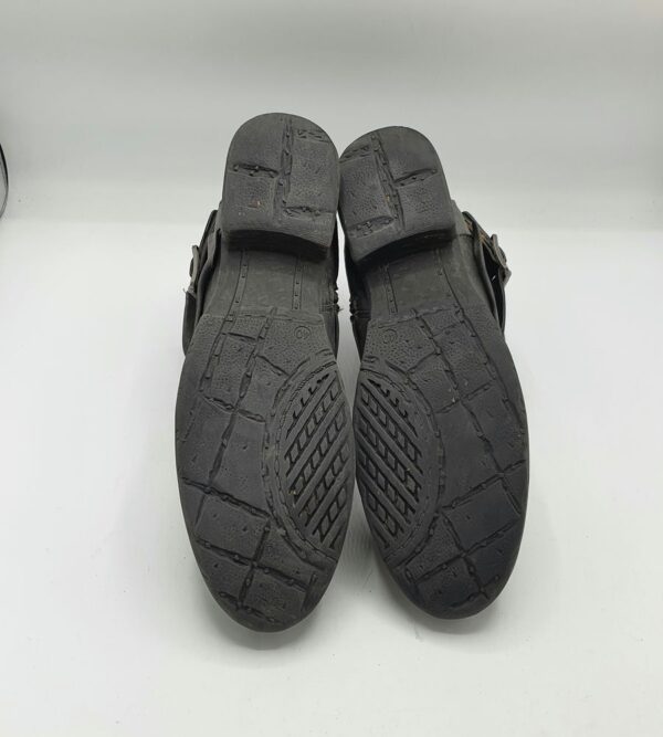 Ghete  dama Spicy 40 imitatie de piele , gri - imagine 4