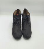 Botine dama Caprice 41 material textil , negru - imagine 2