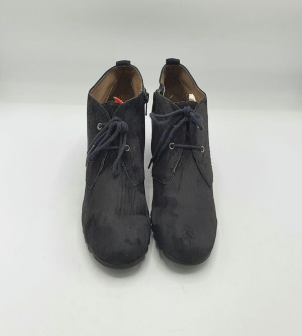 Botine dama Caprice 41 material textil , negru - imagine 2