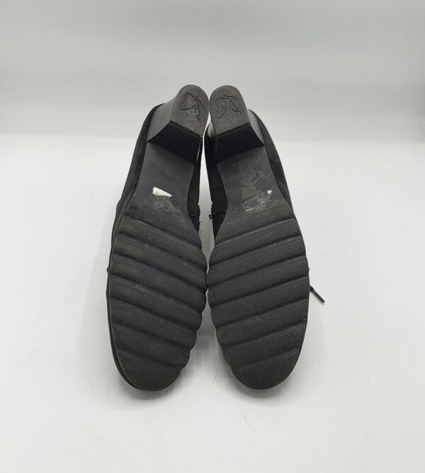Botine dama Caprice 41 material textil , negru - imagine 4