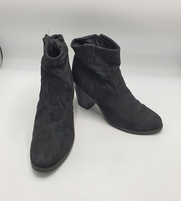 Botine dama Graceland 40 material textil , negru - imagine 1