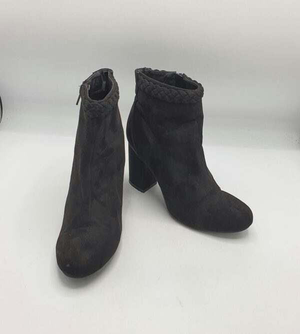 Botine dama Primark 37 imitatie de piele , negru - imagine 1