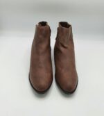 Botine  dama Papaya 41 imitatie de piele  , maro - imagine 2