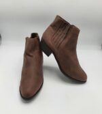Botine  dama Papaya 41 imitatie de piele  , maro