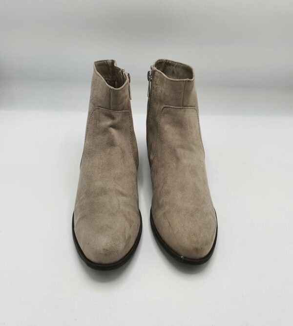 Botine dama Amisu 39 material textil , crem - imagine 2