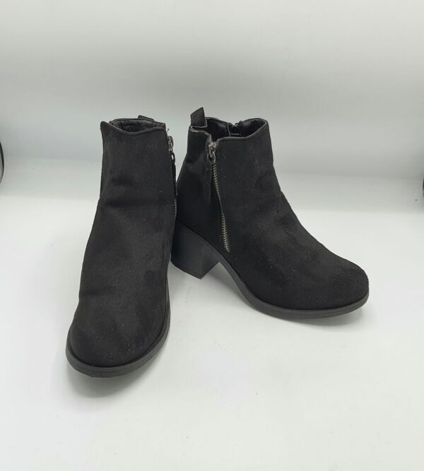 Botine dama 38 material textil , negru - imagine 1