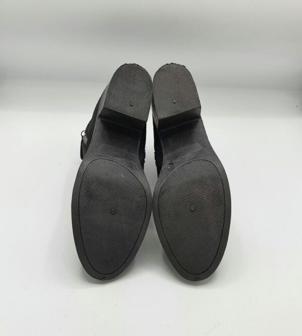 Botine dama 38 material textil , negru - imagine 4