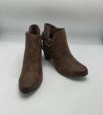 Botine dama S 'Oliver 40 imitatie de piele , material textil , maro