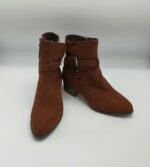 Botine dama S'Oliver 36 material textil , maro