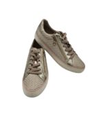 Teniși dama S'Oliver 40, imitatie de piele, rose gold