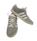 Adidasi dama Adidas Neo Court 36, piele intoarsa, gri