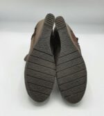 Botine dama 38 , piele intoarsa , maro - imagine 4