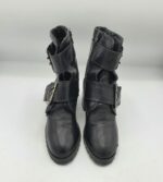 Ghete dama Buffalo 38 imitatie de piele , negru - imagine 2