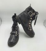 Ghete dama  Graceland 40 imitatie de piele, negru