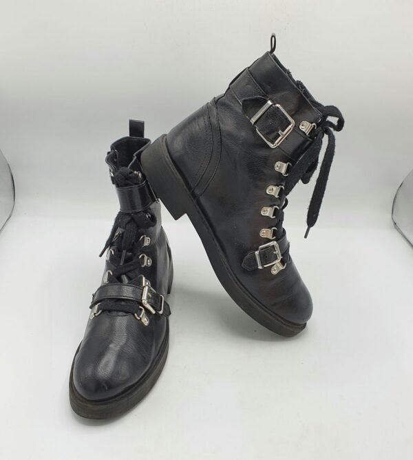 Ghete dama  Graceland 40 imitatie de piele, negru - imagine 1