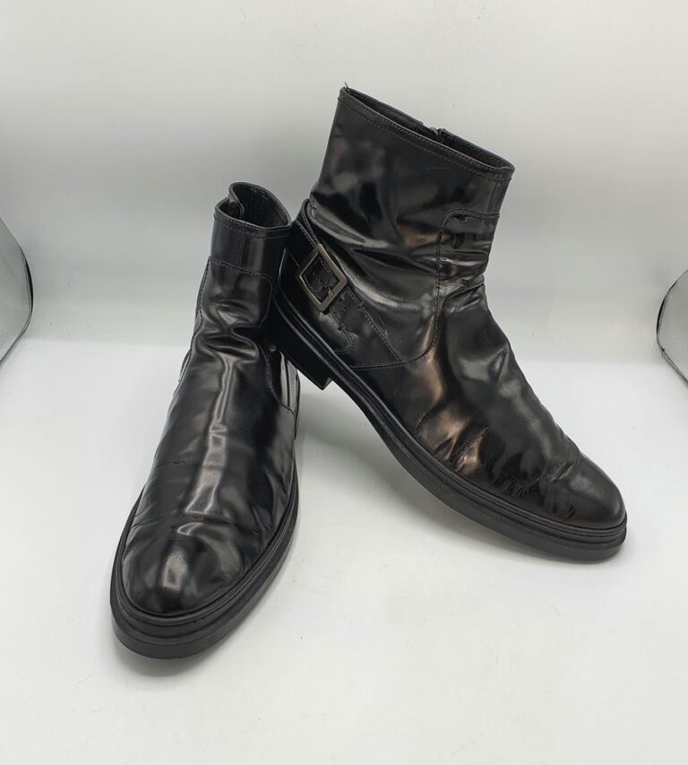 Ghete barbati  Tod's 46 piele  , negru - imagine 1