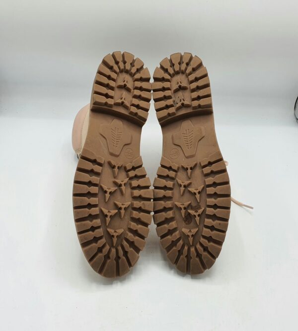Ghete 39 imitatie de piele , piele , crem - imagine 4
